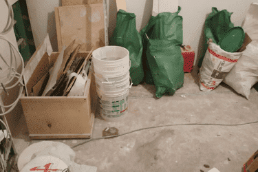 Третье фото вывоза мусора из квартиры на Ушаковской набережной