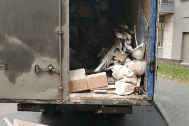 Четвёртое фото вывоза строительного мусора в центре СПб